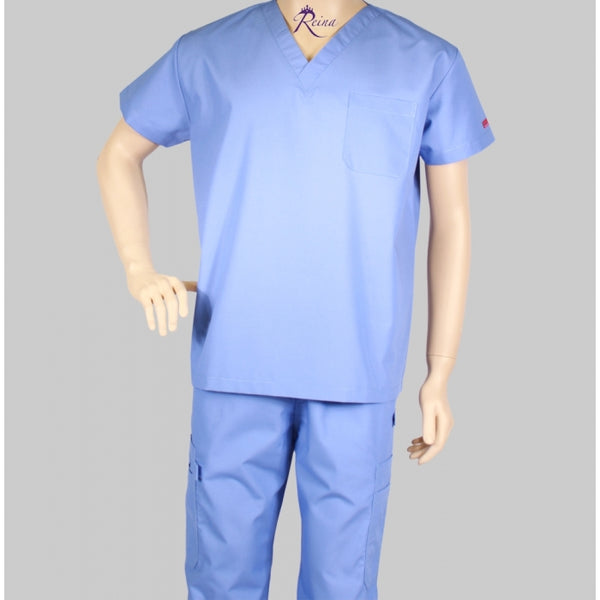 1018 - BASIC 1 CHEST POCKET TOP UNISEX SCRUB SET