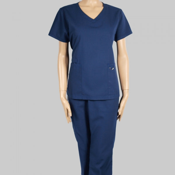 110/510 - CLASSIC V-NECK WITH D-RING ON POCKET SCRUB SET