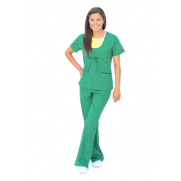 1814 - CONTRAST COLOR INSERT SCRUB SET