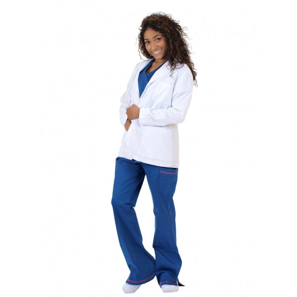 2015 - 28" LONG SLEEVE BELOW WAIST CONSULATION LABCOAT