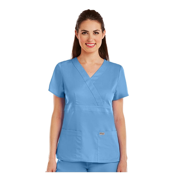 BARCO - 4153 - GREY'S ANATOMY 3POCKET MOCK WRAP TOP