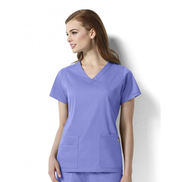 6119 - WONDERWINK NEXT CHARLOTTE V-NECK SCRUB TOP