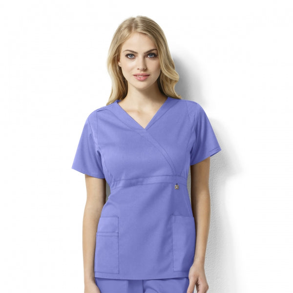 6219 - WONDERWINK NEXT ELIZABETH MOCK WRAP SCRUB TOP